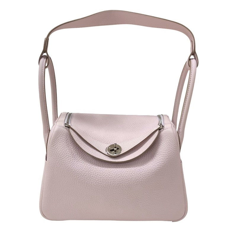 エルメス HERMES リンディ26 ヴェルソ B刻印 モーヴペール/ナタ　シルバー金具 トリヨンクレマンス レディース ショルダーバッグ