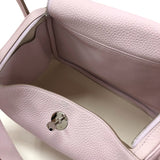 エルメス HERMES リンディ26 ヴェルソ B刻印 モーヴペール/ナタ　シルバー金具 トリヨンクレマンス レディース ショルダーバッグ