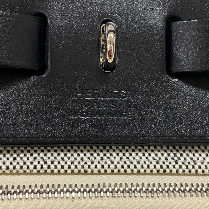 エルメス HERMES エールバッグジップPM U刻 トワル ハンター レディース ショルダーバッグ ハンドバッグ