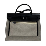 エルメス HERMES エールバッグジップPM U刻 トワル ハンター レディース ショルダーバッグ ハンドバッグ