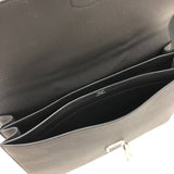 エルメス HERMES サックアデペッシュ38 D刻 ブラック シルバー金具 トゴ メンズ ハンドバッグ