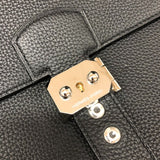 エルメス HERMES サックアデペッシュ38 D刻 ブラック シルバー金具 トゴ メンズ ハンドバッグ