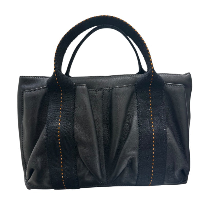 エルメス HERMES キャタバン　ホリゾンタルPM ブラック ヴォーデルマ ユニセックス ハンドバッグ