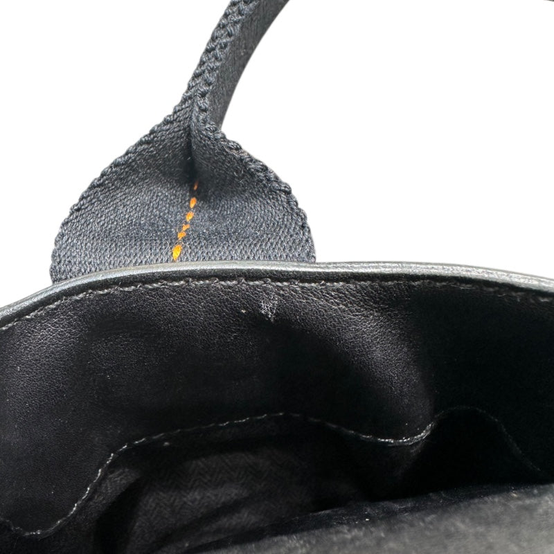 エルメス HERMES キャタバン　ホリゾンタルPM ブラック ヴォーデルマ ユニセックス ハンドバッグ