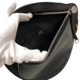 エルメス HERMES プティット・コース B刻 ブラック シルバー金具 エプソン レディース ショルダーバッグ