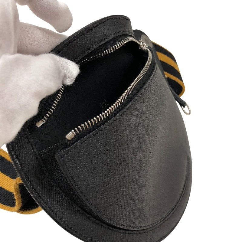 エルメス HERMES プティット・コース B刻 ブラック シルバー金具 エプソン レディース ショルダーバッグ