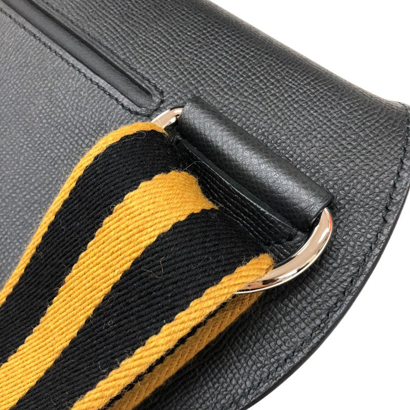 エルメス HERMES プティット・コース B刻 ブラック シルバー金具 エプソン レディース ショルダーバッグ