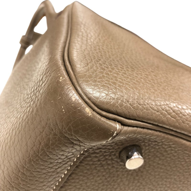 エルメス HERMES リンディ30 X刻 エトゥープ シルバー金具 トリヨン レディース ショルダーバッグ