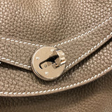 エルメス HERMES リンディ30 X刻 エトゥープ シルバー金具 トリヨン レディース ショルダーバッグ
