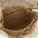 シャネル CHANEL CHANEL22ミニバッグ AS3980 ホワイト ゴールド金具 シャイニーカーフ レディース ショルダーバッグ