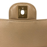 シャネル CHANEL マトラッセ25 A01112 ベージュ ゴールド金具 キャビアスキン レディース ショルダーバッグ