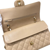 シャネル CHANEL マトラッセ25 A01112 ベージュ ゴールド金具 キャビアスキン レディース ショルダーバッグ