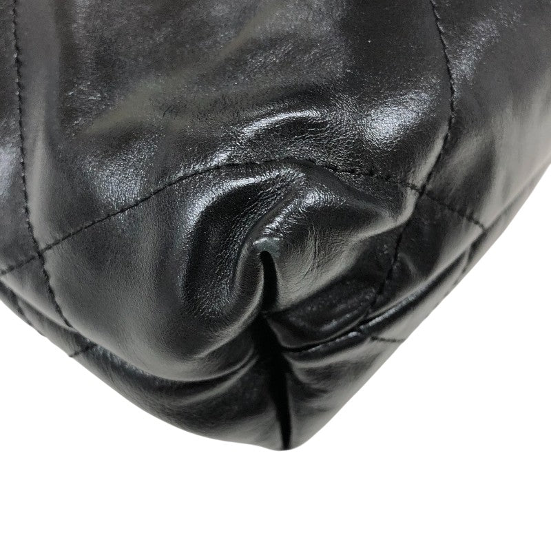 シャネル CHANEL CHANEL22ミニバッグ AS3980 ブラック ゴールド金具 シャイニーカーフ レディース ショルダーバッグ