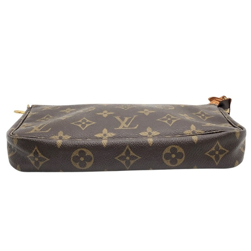 ルイ・ヴィトン LOUIS VUITTON ポシェット・アクセソワール M51980 ブラウン×GD金具 モノグラムPVC/レザー レディース ハンドバッグ