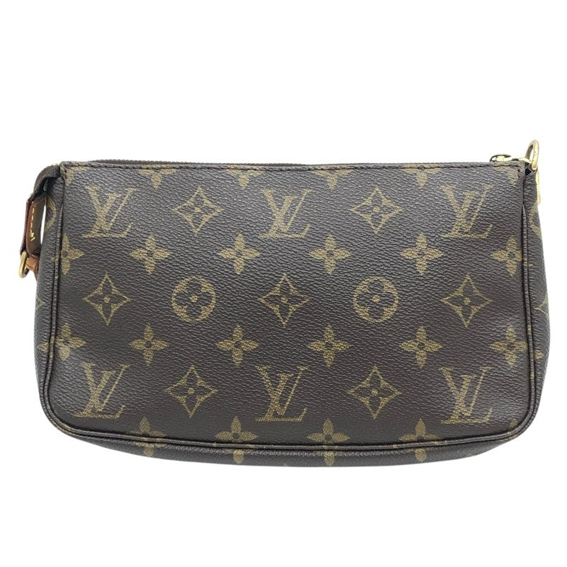 ルイ・ヴィトン LOUIS VUITTON ポシェット・アクセソワール M51980 ブラウン×GD金具 モノグラムPVC/レザー レディース ハンドバッグ