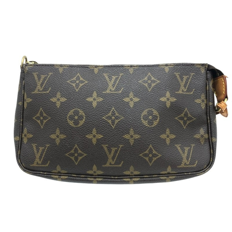 ルイ・ヴィトン LOUIS VUITTON ポシェット・アクセソワール M51980 ブラウン×GD金具 モノグラムPVC/レザー レディース ハンドバッグ