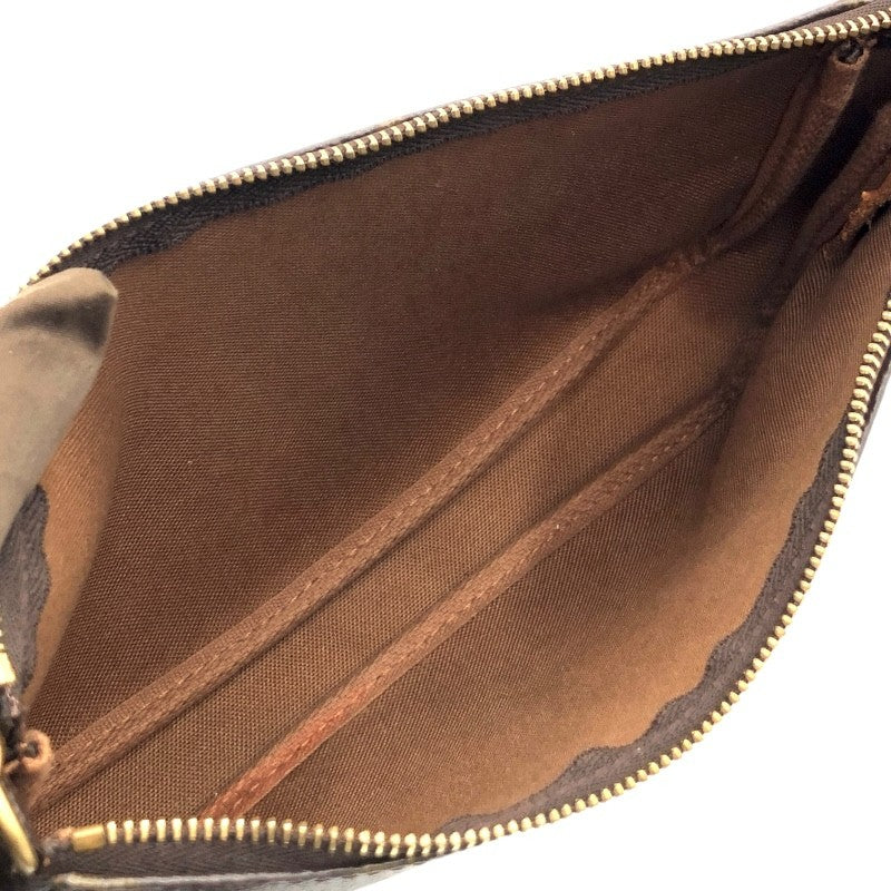ルイ・ヴィトン LOUIS VUITTON ポシェット・アクセソワール M51980 ブラウン×GD金具 モノグラムPVC/レザー レディース ハンドバッグ