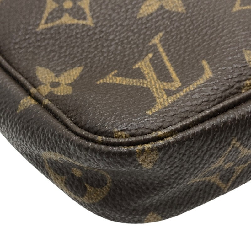 ルイ・ヴィトン LOUIS VUITTON ポシェット・アクセソワール M51980 ブラウン×GD金具 モノグラムPVC/レザー レディース ハンドバッグ