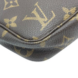 ルイ・ヴィトン LOUIS VUITTON ポシェット・アクセソワール M51980 ブラウン×GD金具 モノグラムPVC/レザー レディース ハンドバッグ