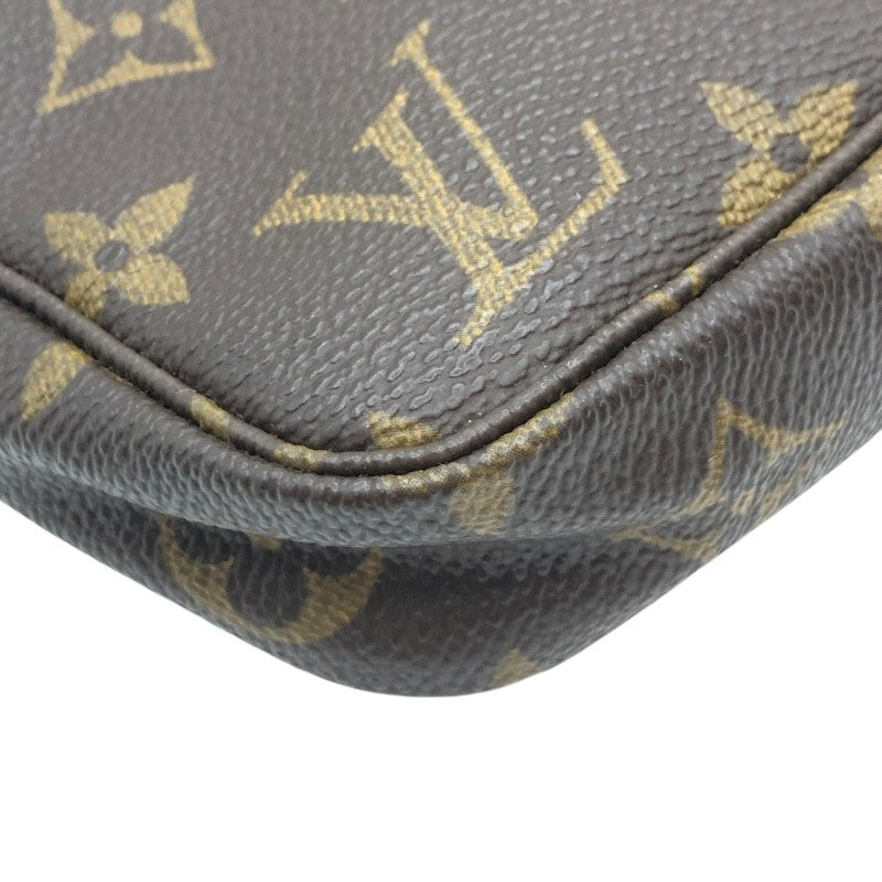 ルイ・ヴィトン LOUIS VUITTON ポシェット・アクセソワール M51980 ブラウン×GD金具 モノグラムPVC/レザー レディース ハンドバッグ