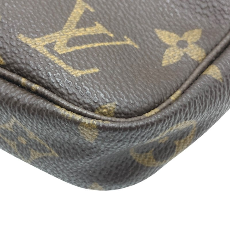 ルイ・ヴィトン LOUIS VUITTON ポシェット・アクセソワール M51980 ブラウン×GD金具 モノグラムPVC/レザー レディース ハンドバッグ