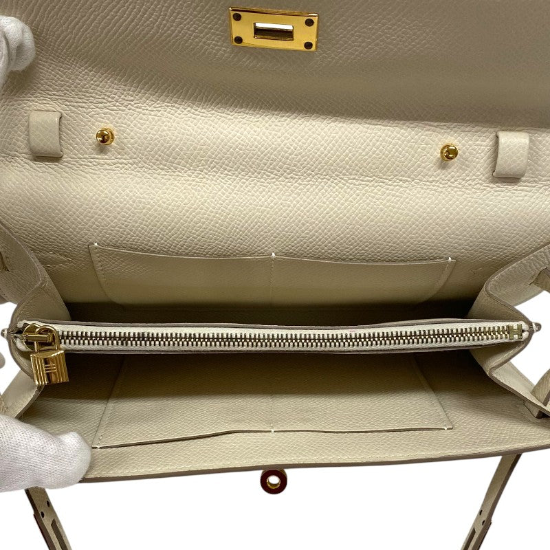 エルメス HERMES ケリートゥーゴー Y刻 クレ ゴールド金具 エプソン レディース ショルダーバッグ クラッチバッグ