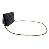 シャネル CHANEL マトラッセ チェーンウォレット AP0250 ブラック ゴールド金具 キャビアスキン レディース ショルダーバッグ クラッチバッグ