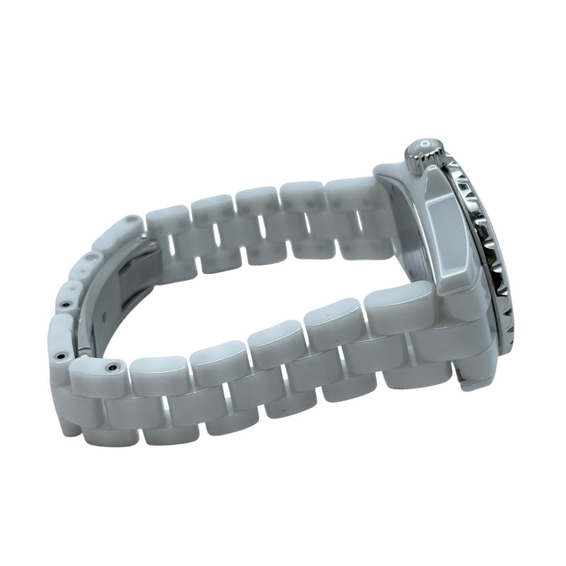 シャネル CHANEL J12 グラフィティ 33MM 世界1200本限定 H5239 ホワイト セラミック/SS レディース 腕時計
