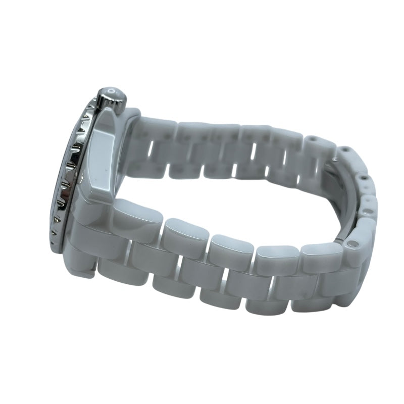 シャネル CHANEL J12 グラフィティ 33MM 世界1200本限定 H5239 ホワイト セラミック/SS レディース 腕時計