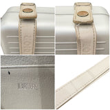 クリスチャン・ディオール Christian Dior パーソナルクラッチ RIMOWA 2DRCA295YWT シルバー アルミ メンズ ショルダーバッグ