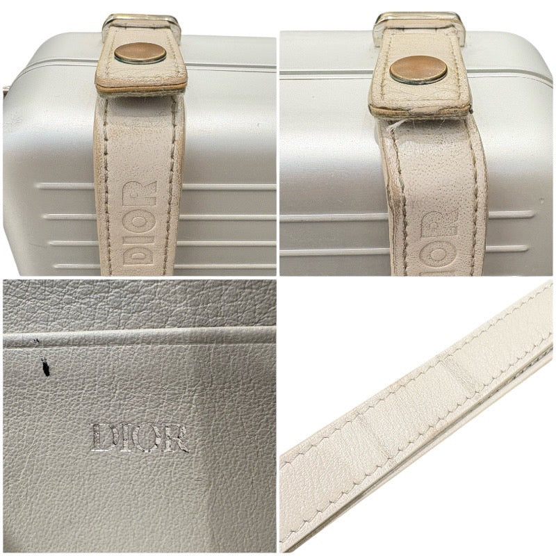 クリスチャン・ディオール Christian Dior パーソナルクラッチ RIMOWA 2DRCA295YWT シルバー アルミ メンズ ショルダーバッグ