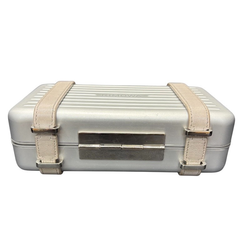 クリスチャン・ディオール Christian Dior パーソナルクラッチ RIMOWA 2DRCA295YWT シルバー アルミ メンズ ショルダーバッグ