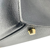 エルメス HERMES ケリー32 外縫い 〇 ブラック GD金具 アルデンヌ レディース ショルダーバッグ