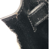 エルメス HERMES ケリー32 外縫い 〇 ブラック GD金具 アルデンヌ レディース ショルダーバッグ