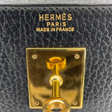 エルメス HERMES ケリー32 外縫い 〇 ブラック GD金具 アルデンヌ レディース ショルダーバッグ