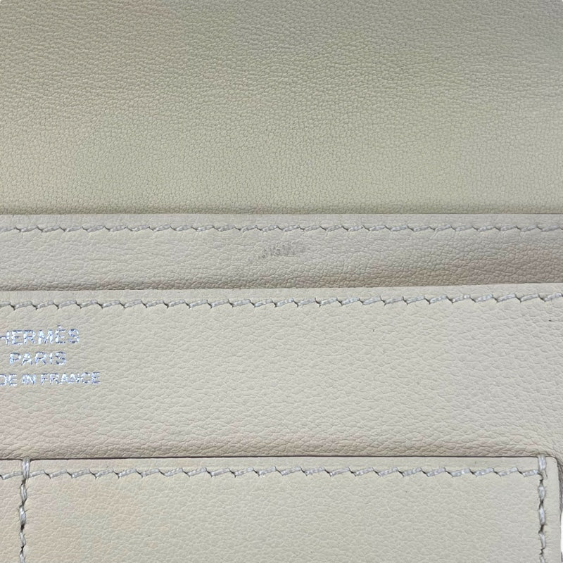 エルメス HERMES ドゴンGM T刻 ジョーヌプッサン SV金具 スイフト レディース 長財布