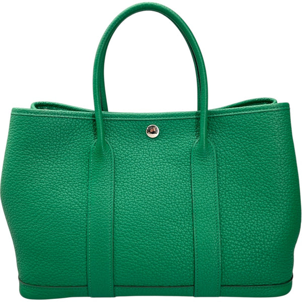 エルメス HERMES ガーデンパーティTPM A刻印 ヴェールヴェルティゴ SV金具 ネゴンダ レディース ハンドバッグ