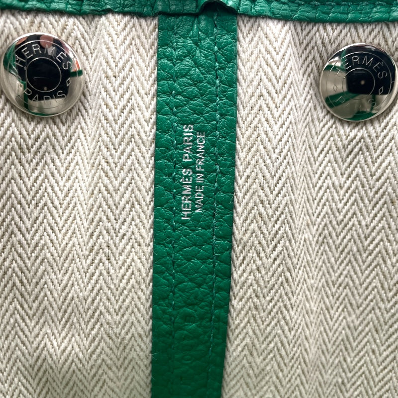 エルメス HERMES ガーデンパーティTPM A刻印 ヴェールヴェルティゴ SV金具 ネゴンダ レディース ハンドバッグ