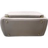 シャネル CHANEL ビジネス アフィニティ スモール ショッピングバッグ A93750 グレー GD金具 キャビアスキン レディース ショルダーバッグ