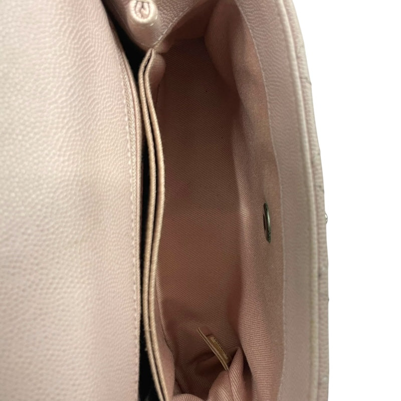 シャネル CHANEL ココハンドルXS A92990 23番台 ピンク SV金具 キャビアスキン レディース ショルダーバッグ