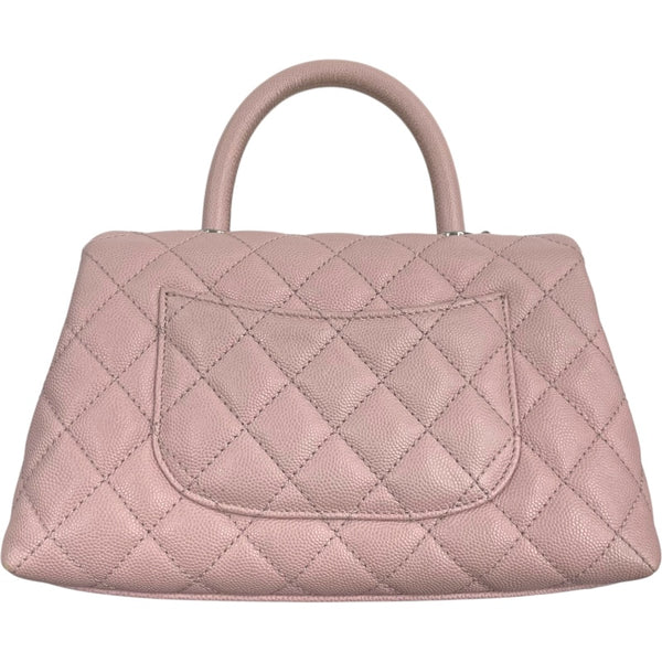 シャネル CHANEL ココハンドルXS A92990 23番台 ピンク SV金具 キャビアスキン レディース ショルダーバッグ