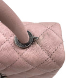 シャネル CHANEL ココハンドルXS A92990 23番台 ピンク SV金具 キャビアスキン レディース ショルダーバッグ
