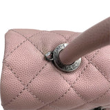 シャネル CHANEL ココハンドルXS A92990 23番台 ピンク SV金具 キャビアスキン レディース ショルダーバッグ