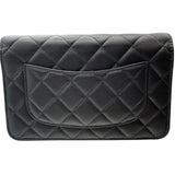 シャネル CHANEL マトラッセ チェーンウォレット AP0250 ブラック GD金具 ラムスキン レディース 長財布