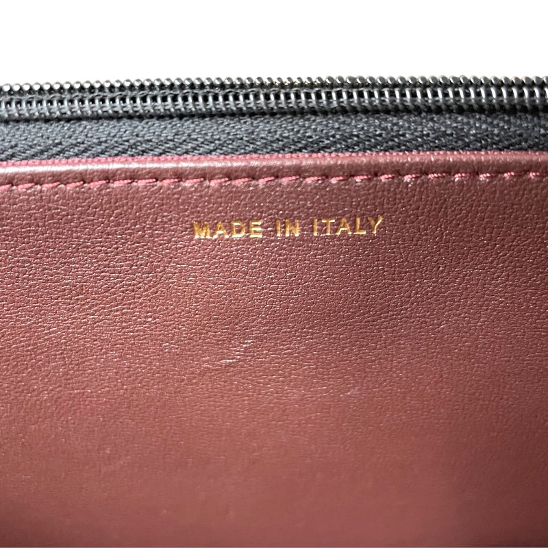 シャネル CHANEL マトラッセ チェーンウォレット AP0250 ブラック GD金具 ラムスキン レディース 長財布