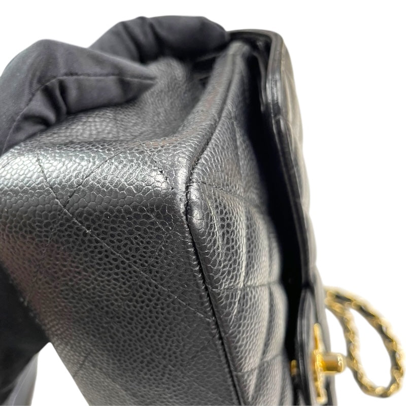 シャネル CHANEL マトラッセ23 A01113 12番台 ブラック GD金具 キャビアスキン レディース ショルダーバッグ