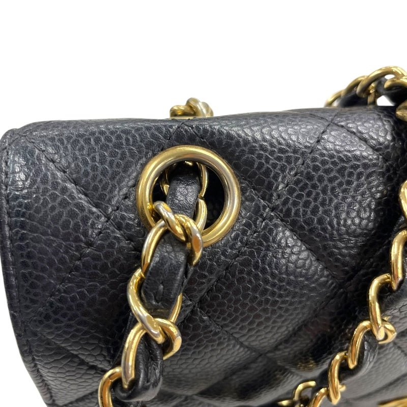 シャネル CHANEL マトラッセ23 A01113 12番台 ブラック GD金具 キャビアスキン レディース ショルダーバッグ