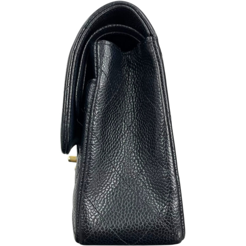 シャネル CHANEL マトラッセ23 A01113 12番台 ブラック GD金具 キャビアスキン レディース ショルダーバッグ