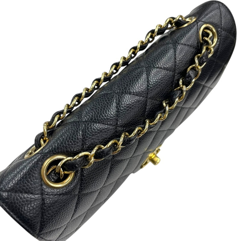 シャネル CHANEL マトラッセ23 A01113 12番台 ブラック GD金具 キャビアスキン レディース ショルダーバッグ