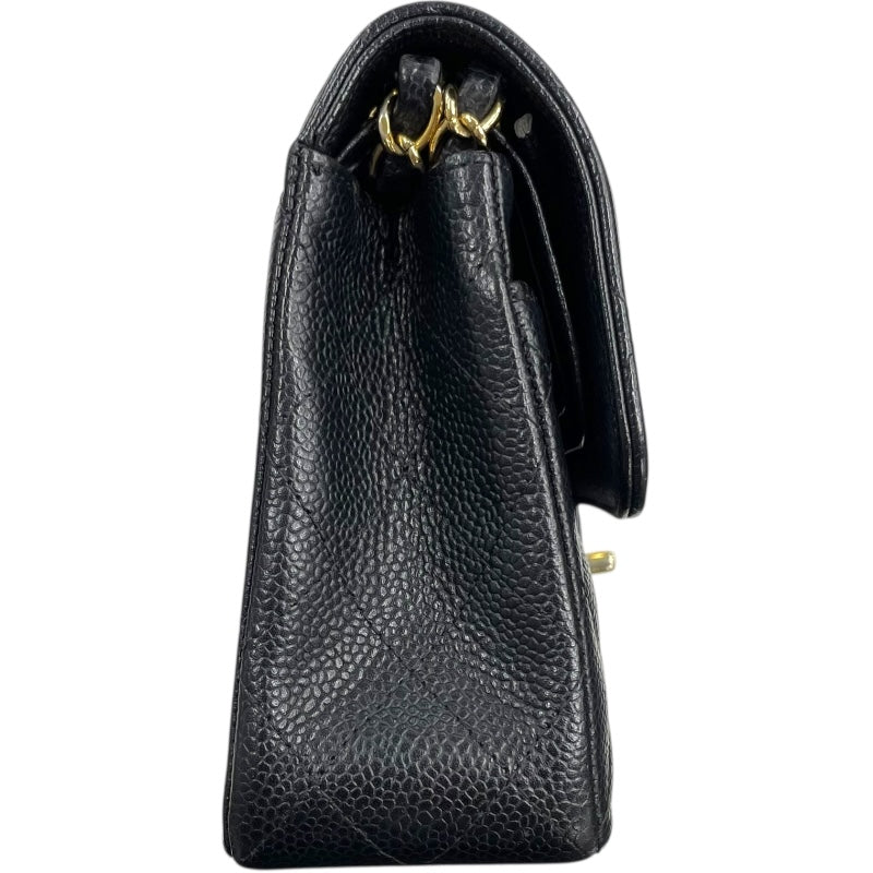 シャネル CHANEL マトラッセ23 A01113 12番台 ブラック GD金具 キャビアスキン レディース ショルダーバッグ